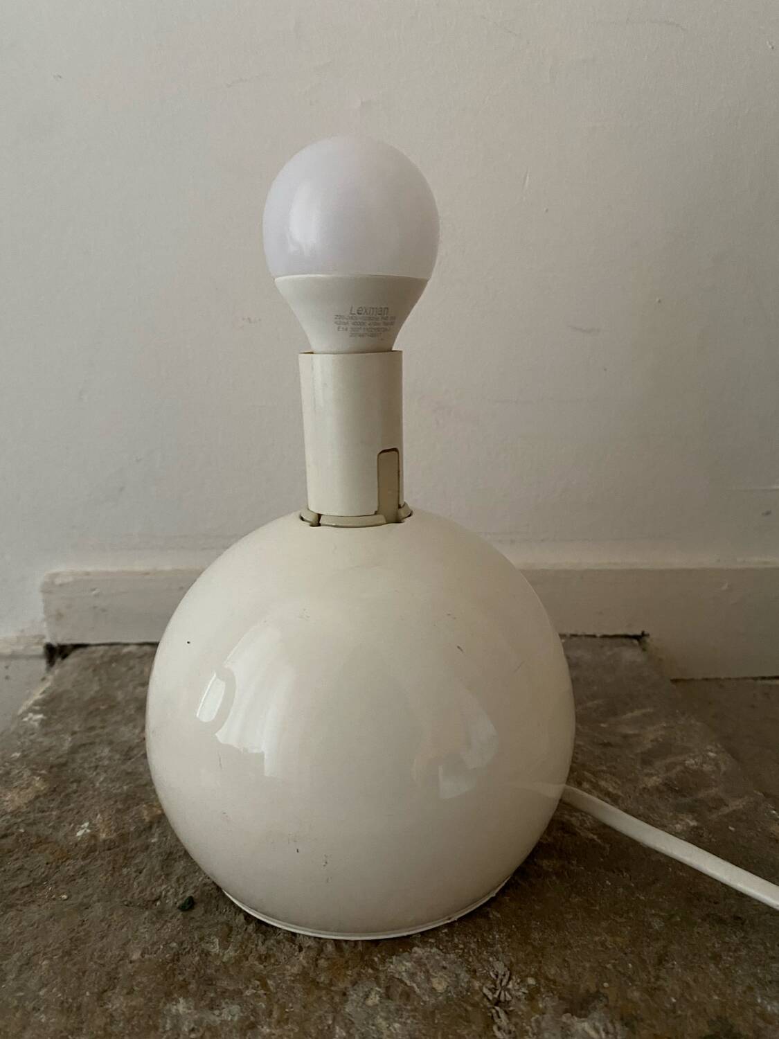 Vintage IKEA ball floor lamp