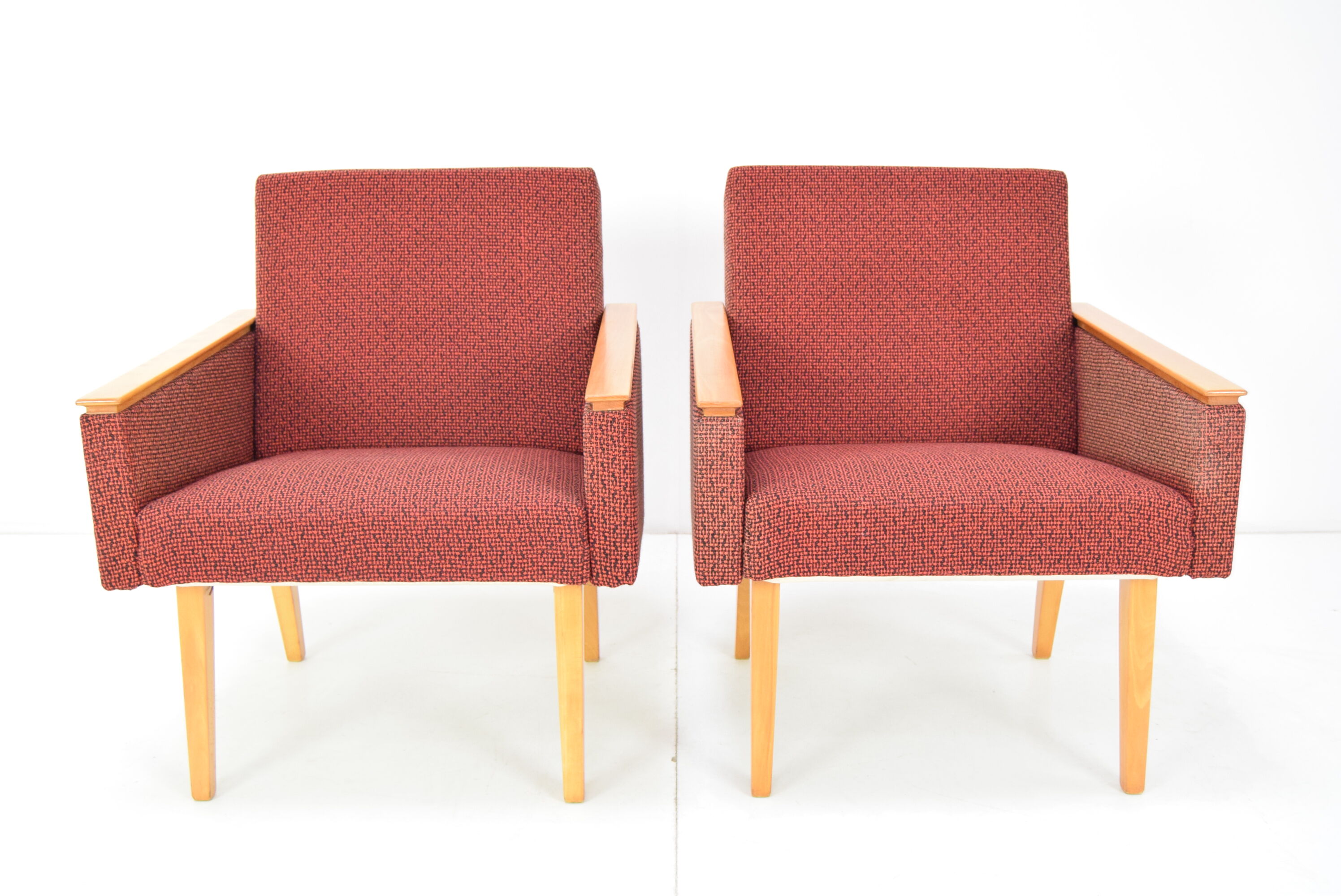 Pair of Mid-century Design Armchairs,1960's.