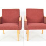 Paire de fauteuils design du milieu du siècle, années 1960.