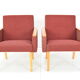 Paire de fauteuils design du milieu du siècle, années 1960.