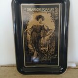 Champagne Pommery Reims advertising tray