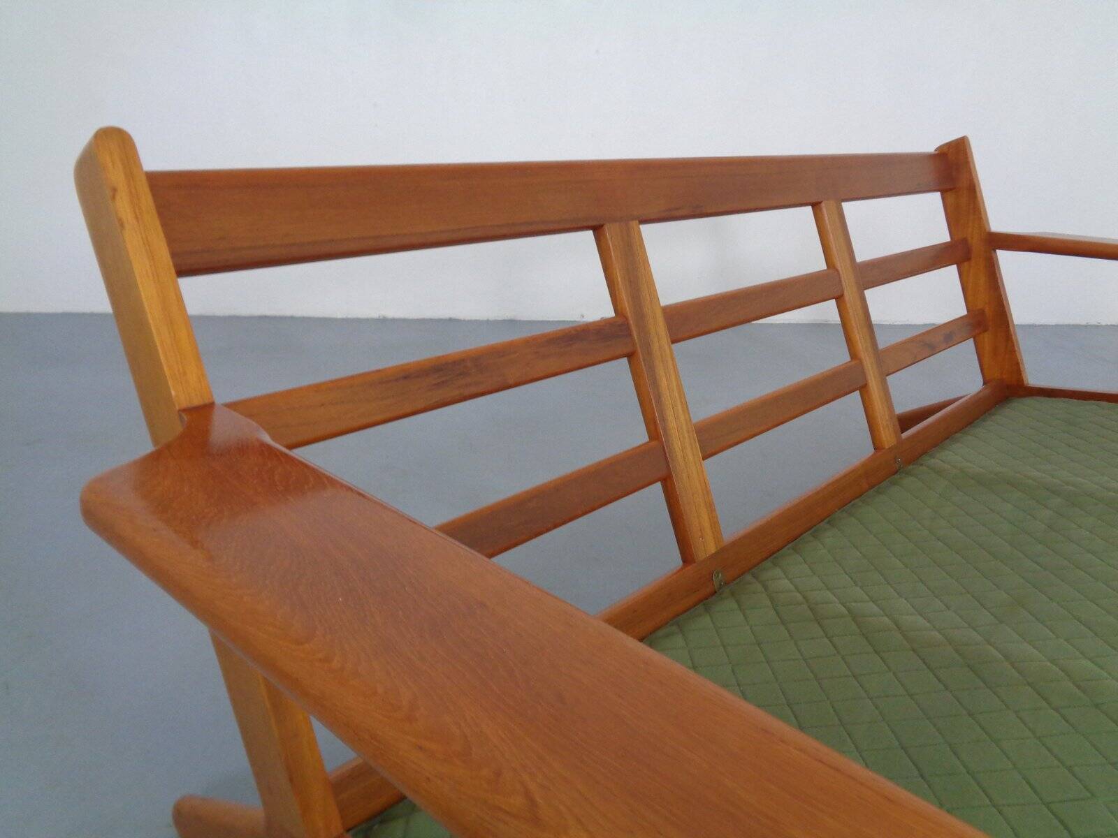 GE 290 Teak 3-Seater Sofa by Hans J. Wegner for Getama, Denmark, 1960s