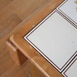 Brutalist coffee table ceramic top