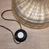Magpie lamp, Murano crystal and gold powder, Barovier & Toso, 50's