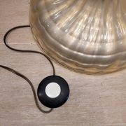Magpie lamp, Murano crystal and gold powder, Barovier & Toso, 50's