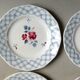Set of 6 dessert plates Digoin Sarreguemines, Bastia model