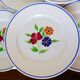 6 flat plates vintage K-G Luneville model Mat 210337