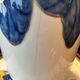 Tharaud, important Limoges Art Deco porcelain vase from the early 20th century