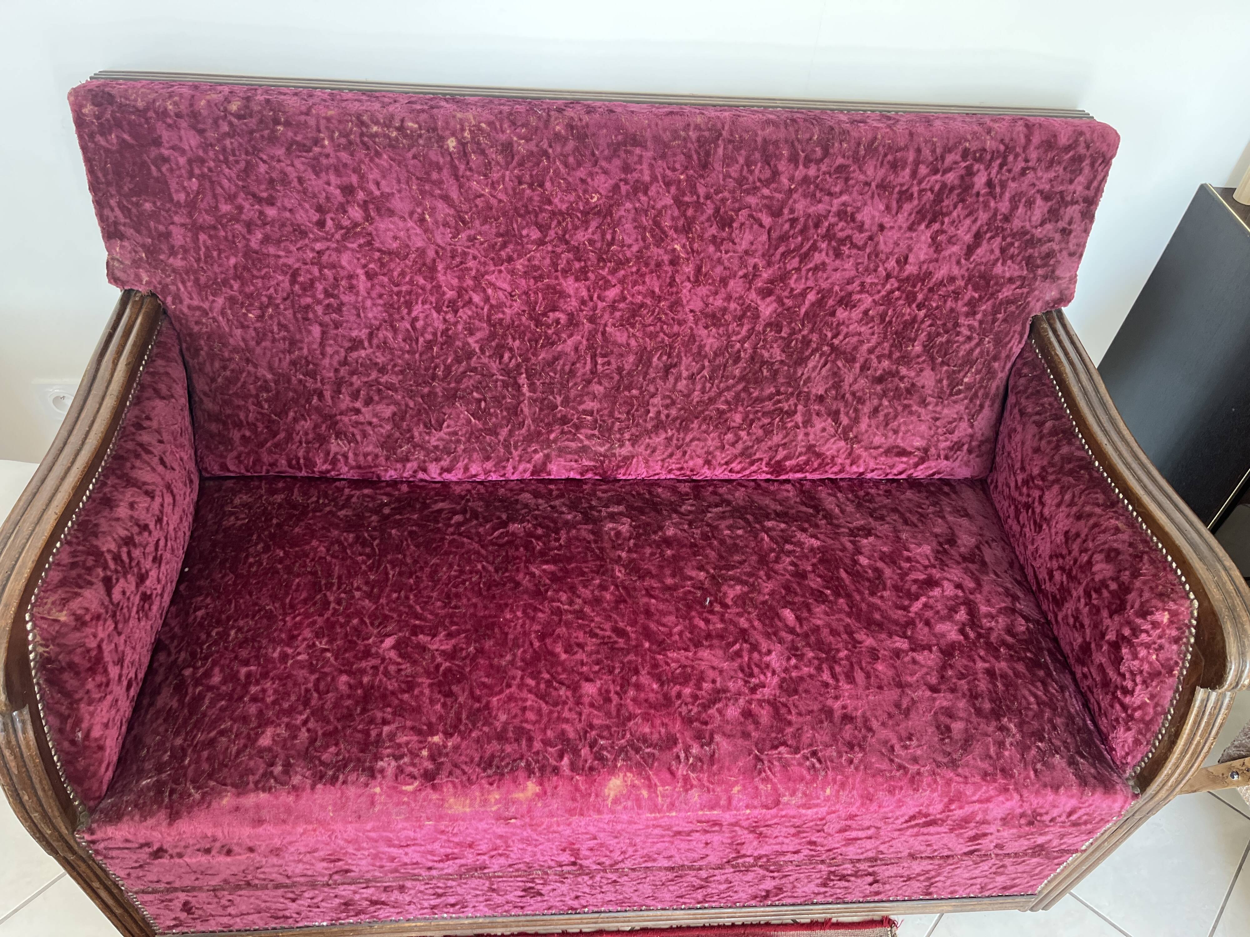 Art Deco sofa bed