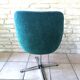 Fauteuil velours vert