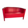 Moroso model Rich sofa 2 seats red leather ferrari