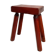 Vintage wooden brutalist farm stool