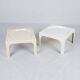 Paire de tables d'appoint Ozoo Marc Berthier pour Prisunic, 1970s
