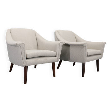 1960s Pair of Danish Restored Armchairs