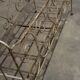 Old wrought iron bed
