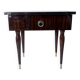 table de nuit chevet en bois laqué et laiton