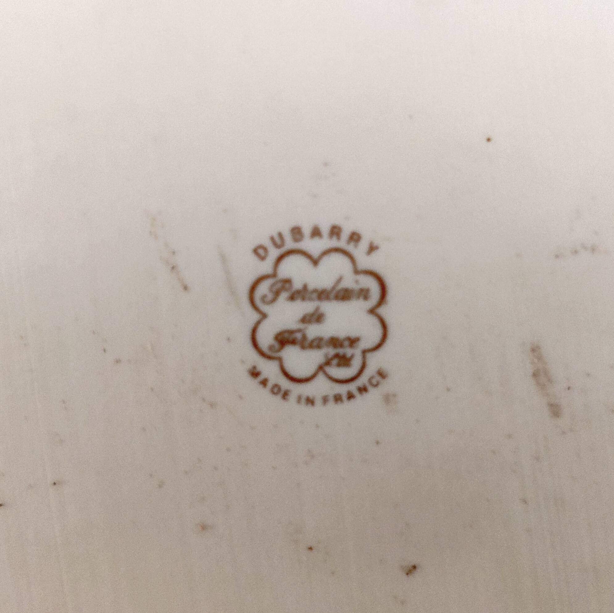 Dubarry ashtray - french porcelain