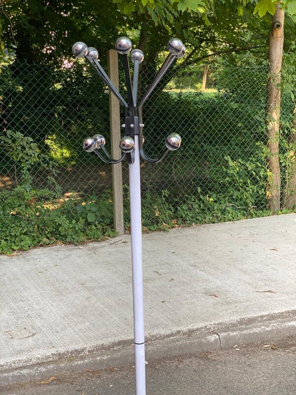 Porte manteau Perroquet vintage atomium 1970