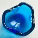 Murano Sommerso blue vide-poche 1970.