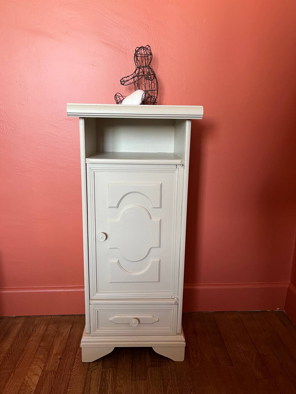 Antique bedside table refurbished