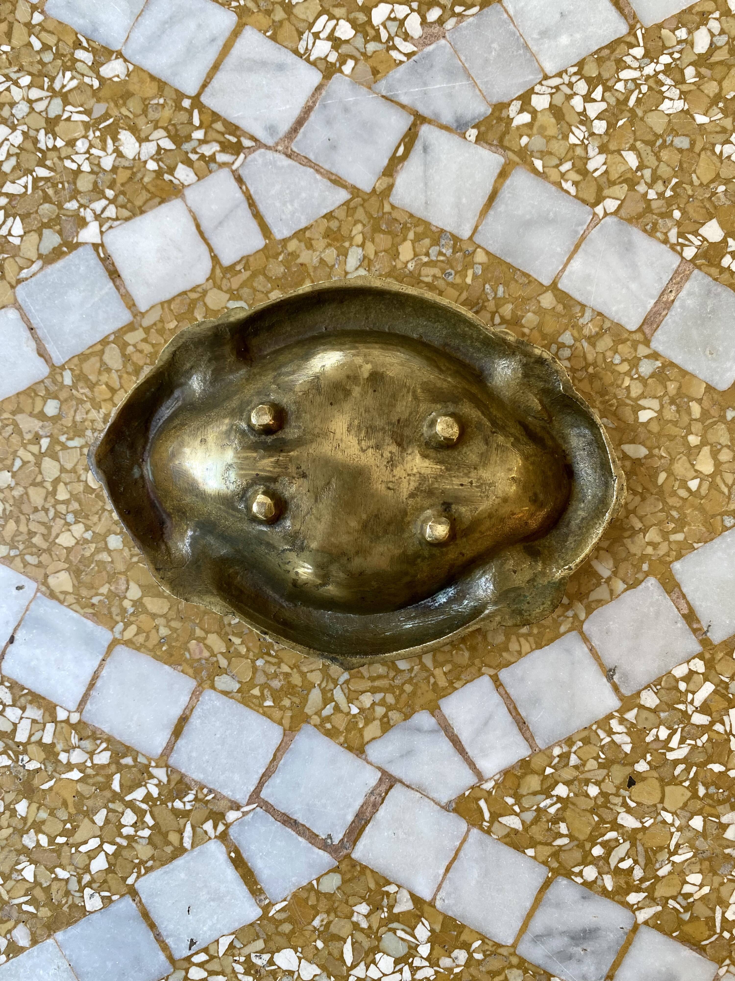 Brass ashtray