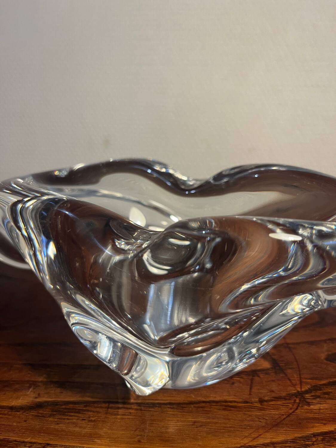 Vide poche centre de table cristal de Sèvres