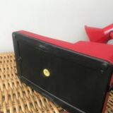 Red desk lamp with pencil holder 80/90'