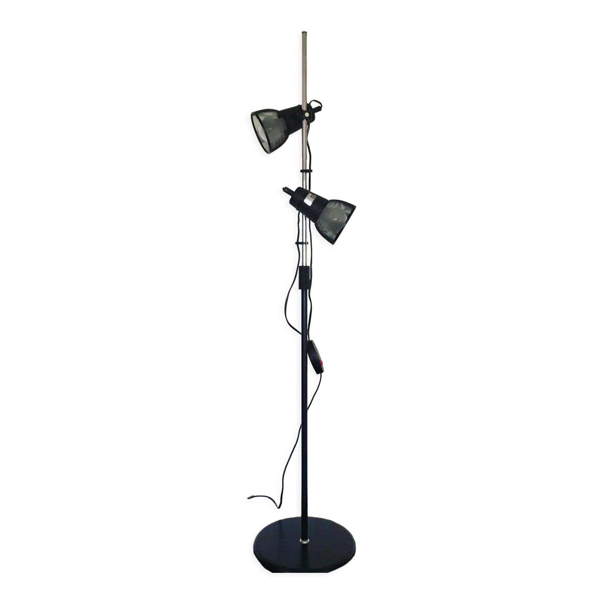 Black floor lamp 80s