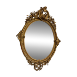 Miroir Louis XV biseauté doré à l or