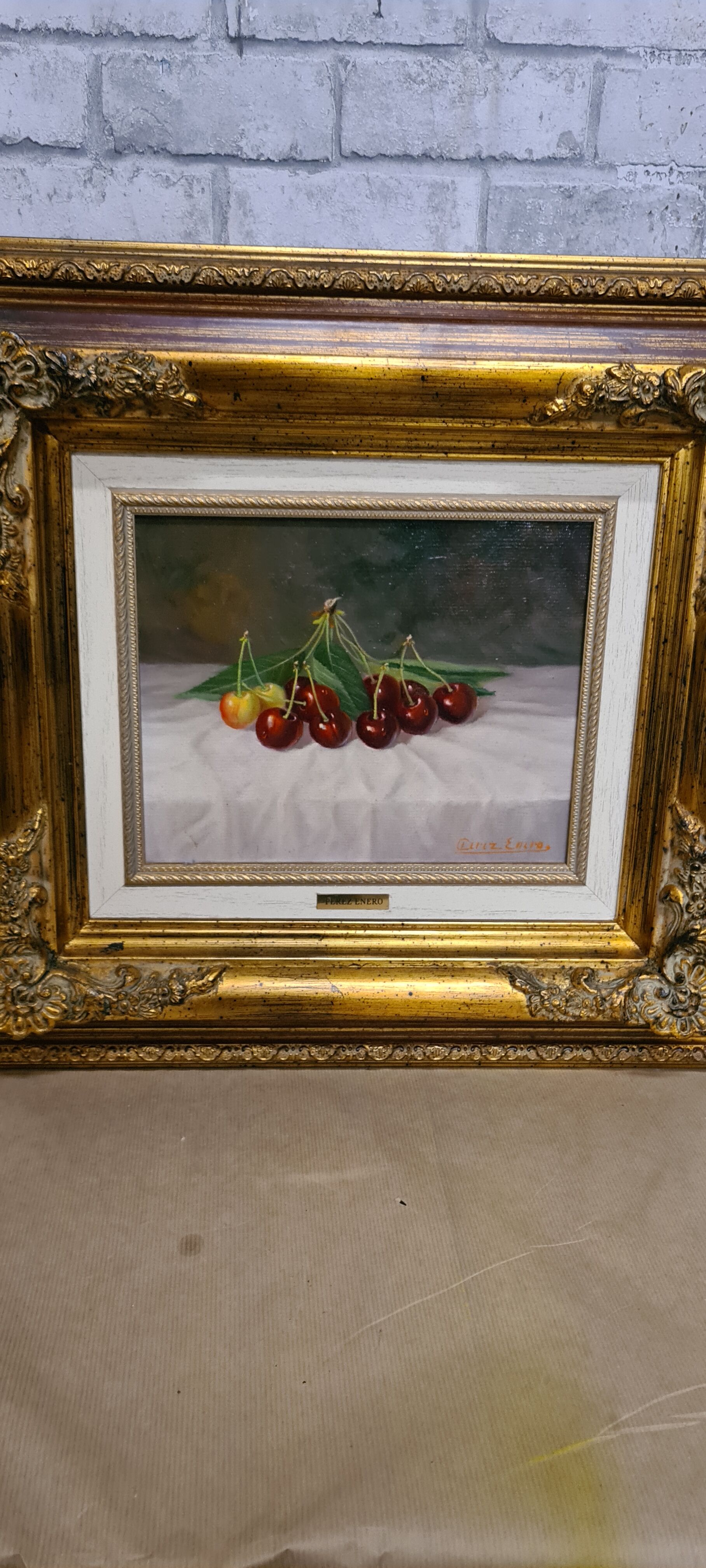 Painting by Perez Enero signed Still Lifes, H49x55