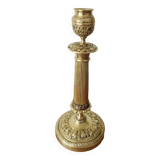 Empire gilded bronze candlestick, 19th century
