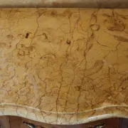 Louis XV style bedside table in marquetry rosewood
