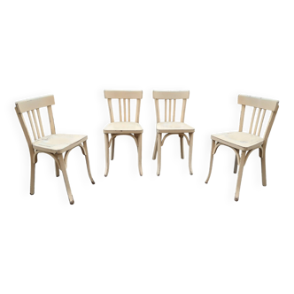 Shabby chic country bistro chairs