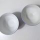 2 small old blue polka dot porcelain bowls from Longchamp