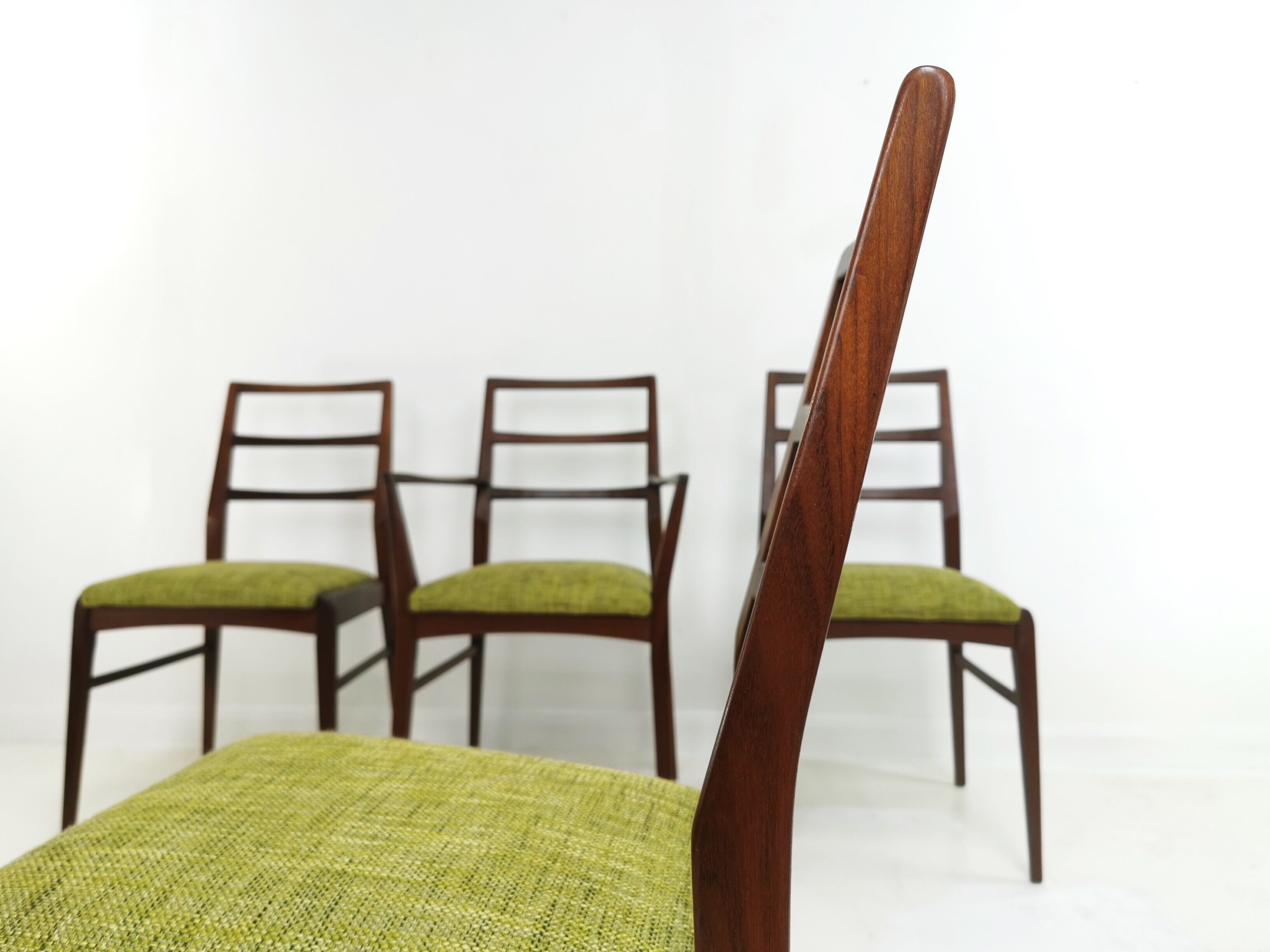 Afromosia Teak Dining Chairs By Richard Hornby For Fyne Ladye Mid Century 60s