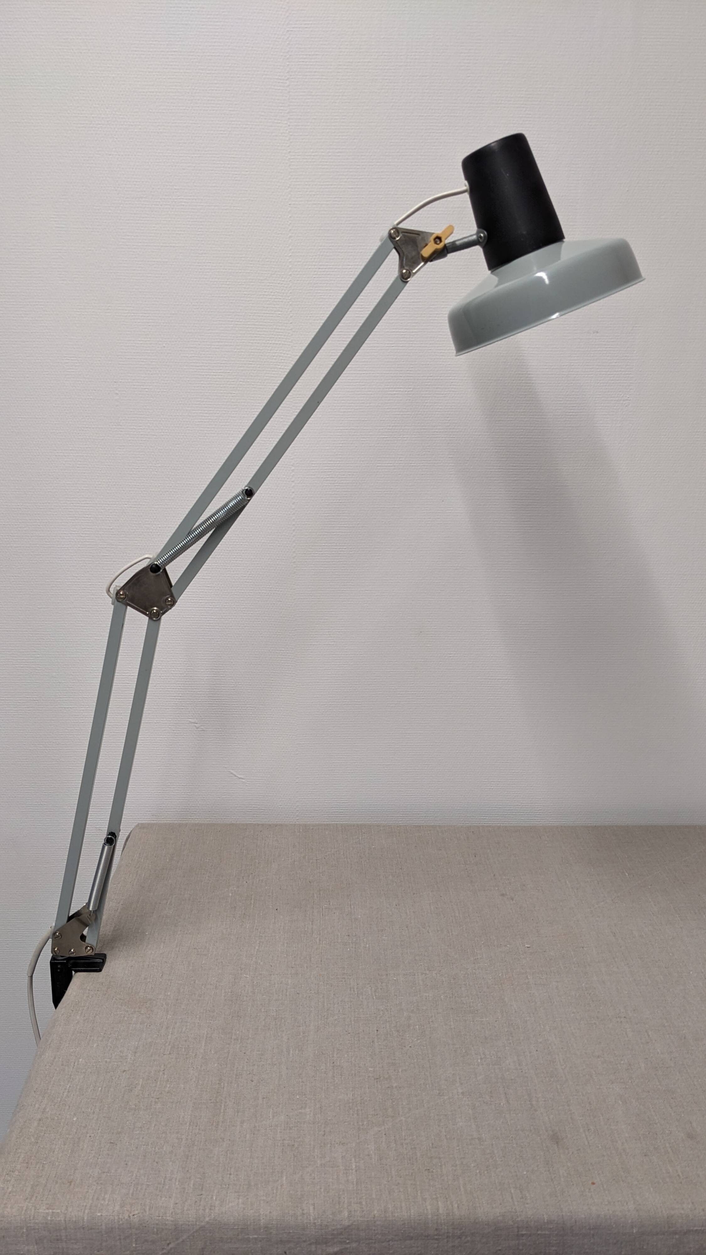 Lampe d'architecte ou de bureau articulée par Mathias, France vers 1970