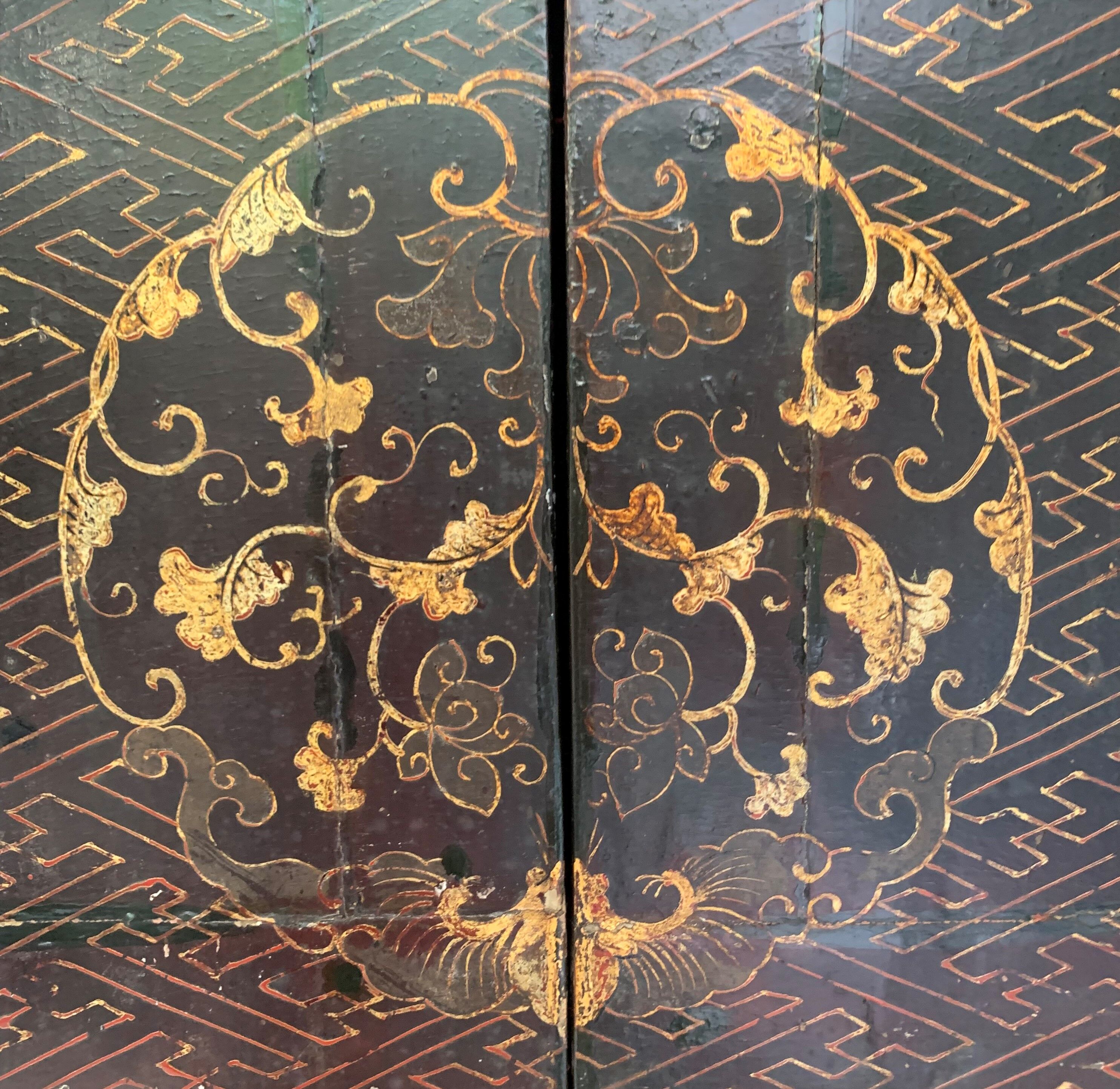 Chinese lacquered cabinet