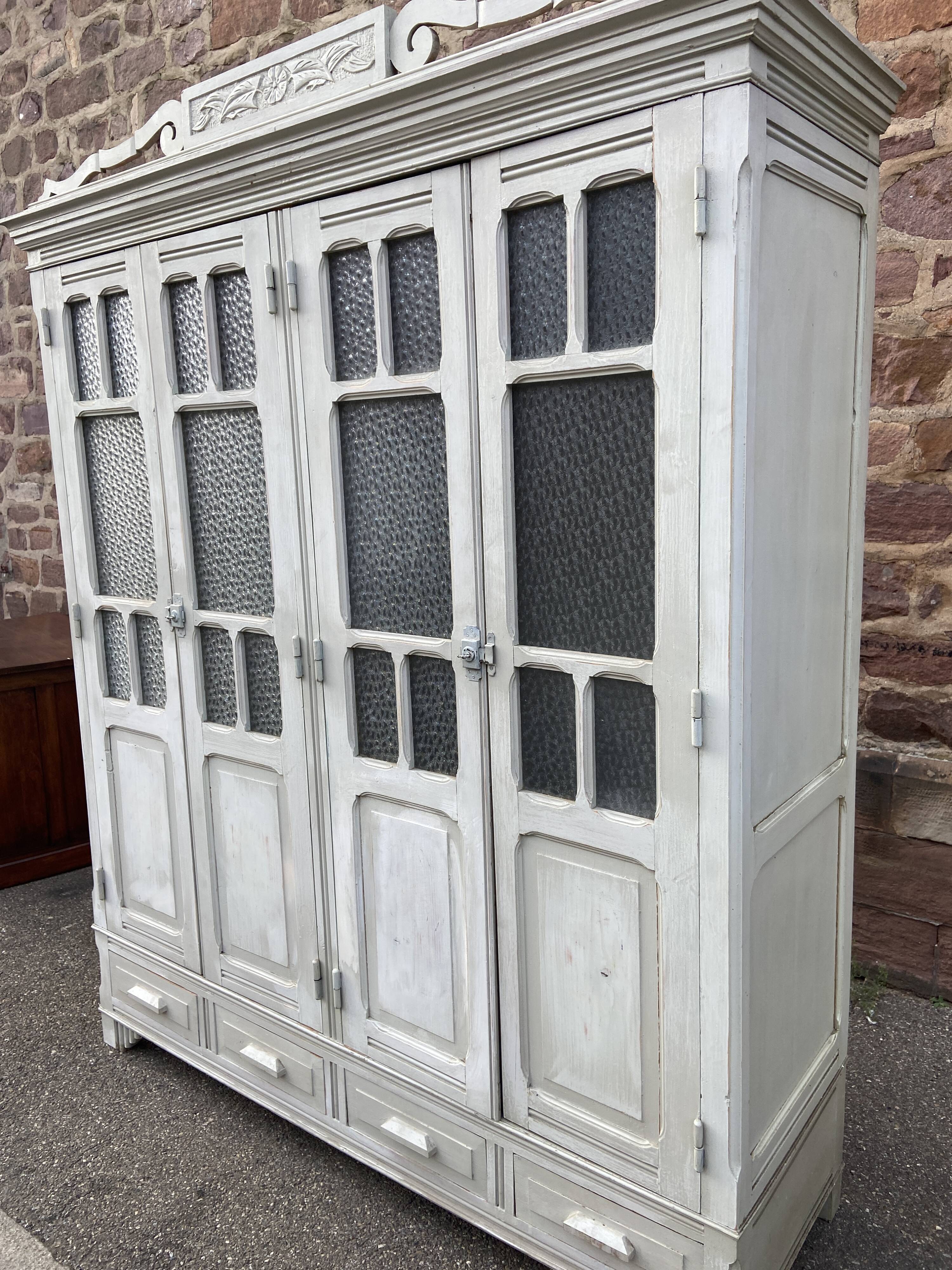Parisian wardrobe retro 4 doors 30-40s