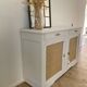 Buffet en bois 2 portes cannage