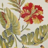Louis XV style screen with three sheets in molded wood and embroidered fabrics