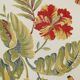 Paravent de Style Louis XV à trois feuille en bois mouluré et tissus brodé