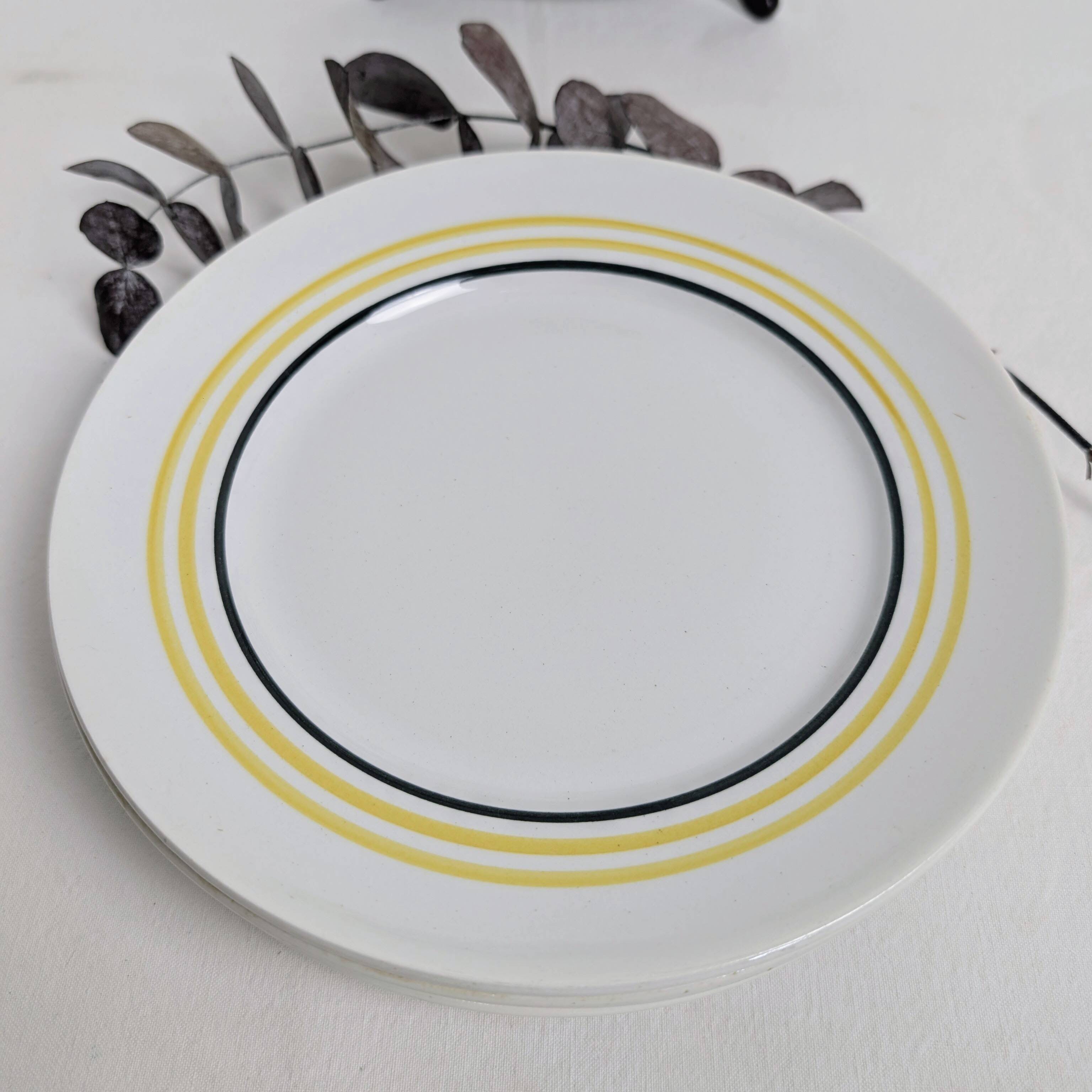Set of 6 Moulin des Loups Orchies plates