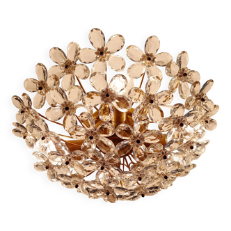 Italian ceiling light in Murano glass, 1970.