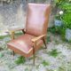 Fauteuil années 50 pieds compas