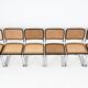 Set of 6 Dining Chairs Style B32 by Marcel Breuer