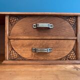 Secretary's office with an art deco chair