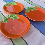 Lot de 3 assiettes « clémentines »
