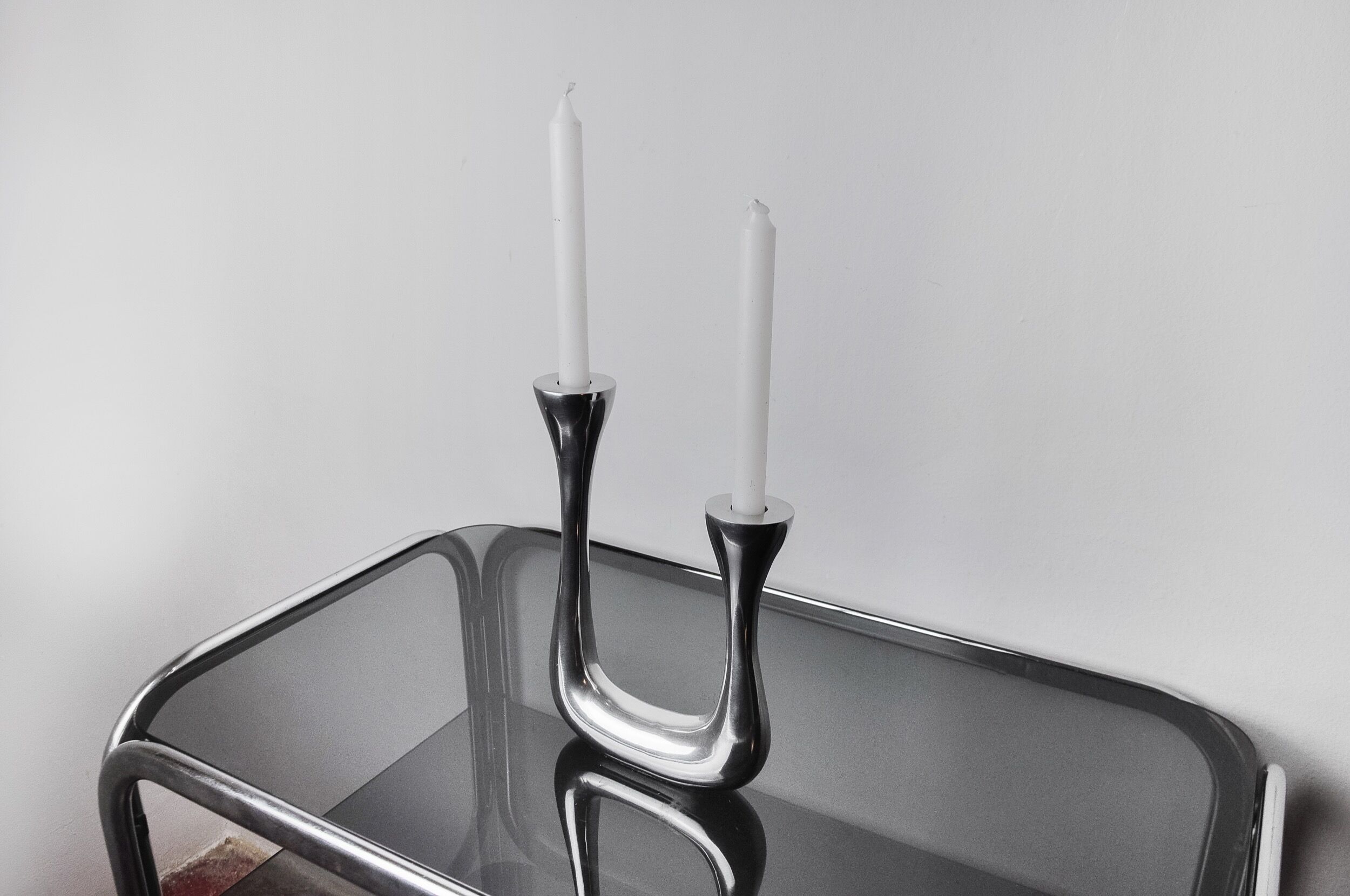 Brutalist candle holder part arte3, Spain, 1970