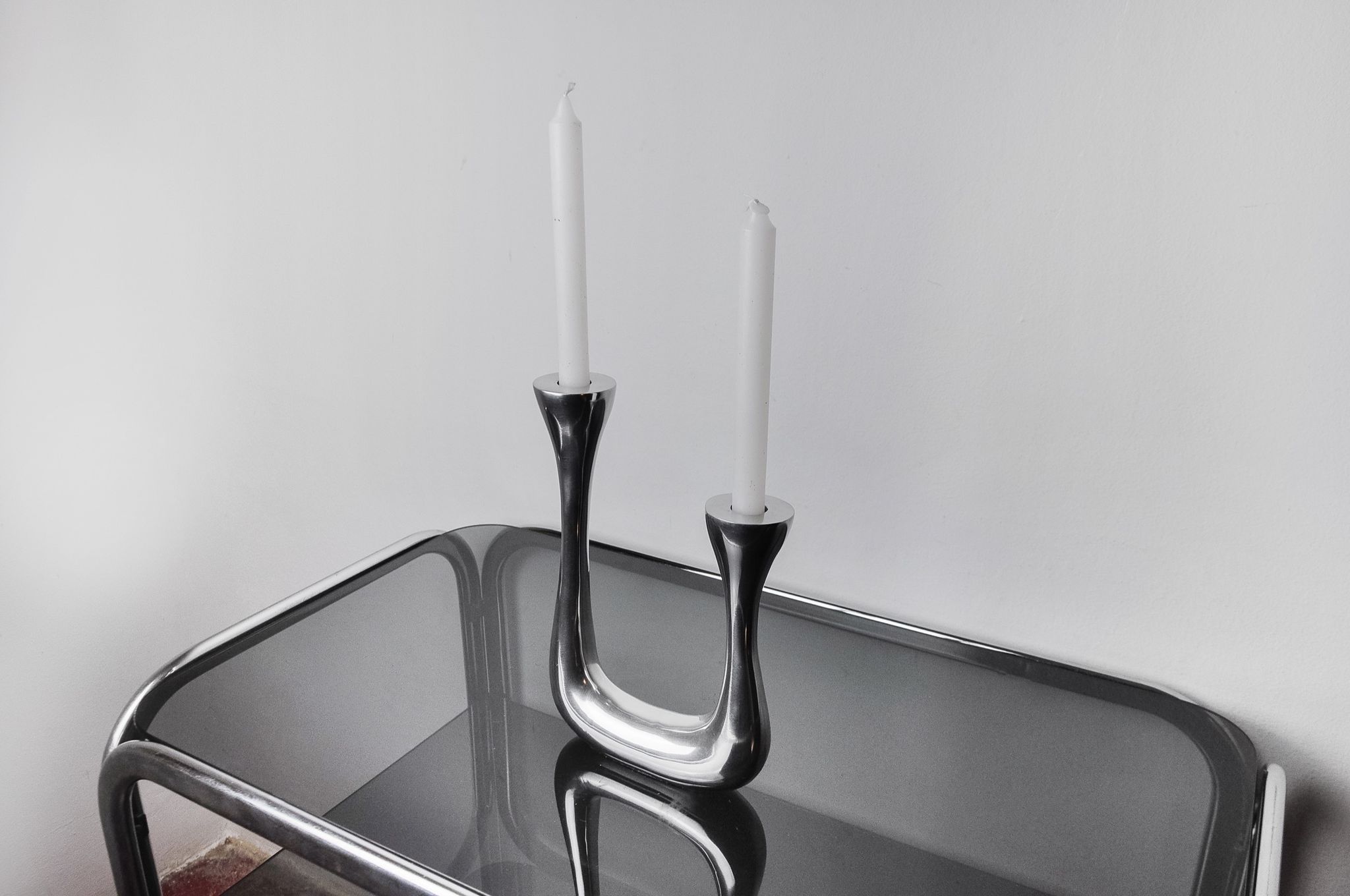 Brutalist candle holder part arte3, Spain, 1970