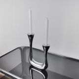 Brutalist candle holder part arte3, Spain, 1970